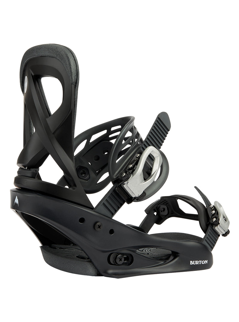 Load image into Gallery viewer, Burton Women's Scribe Snowboard Bindings Black 1055218A02
