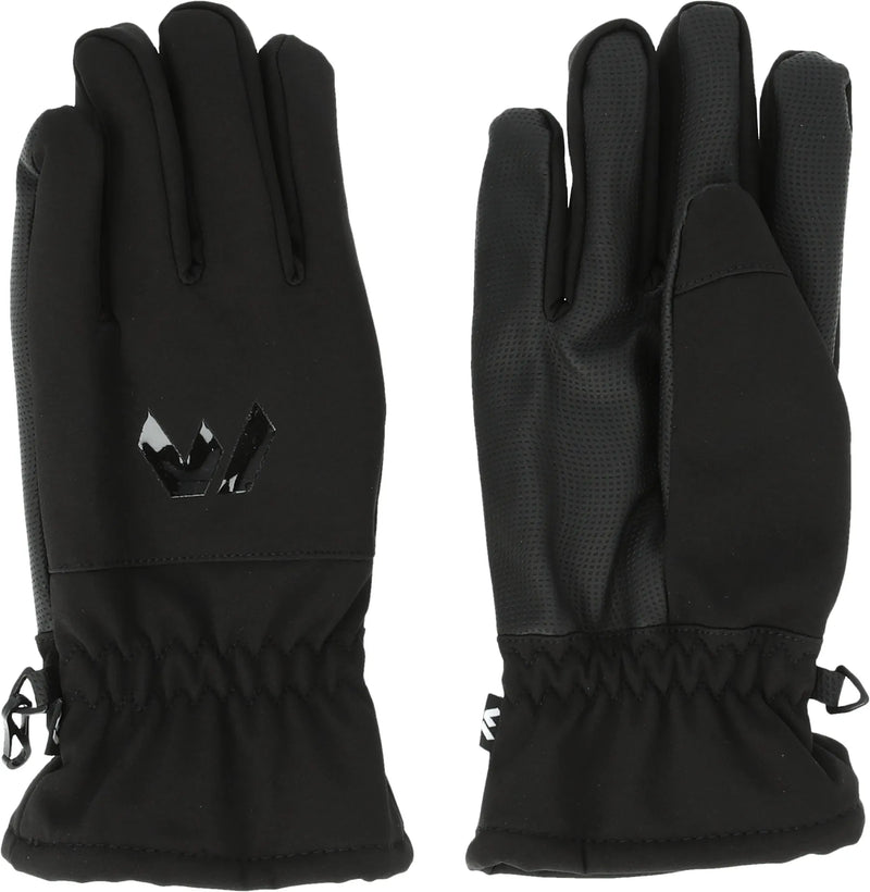 Load image into Gallery viewer, Whistler Women&#39;s Wasio Softshell Gloves Black W223259-1001
