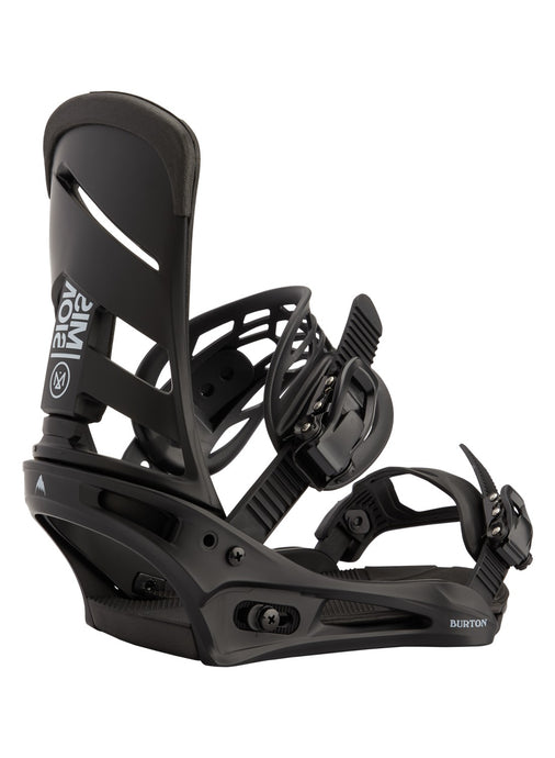Burton Men's Mission Re:Flex Snowboard Bindings Black 1054617A02