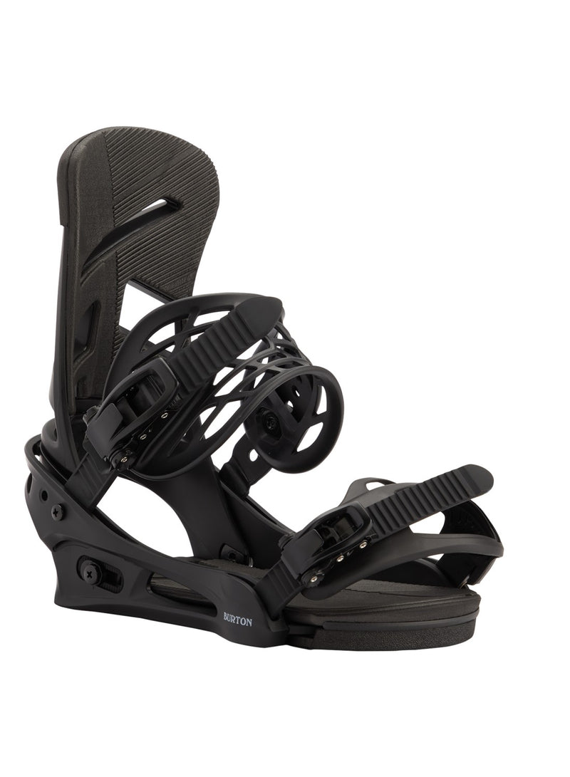 Load image into Gallery viewer, Burton Men&#39;s Mission Re:Flex Snowboard Bindings Black 1054617A02
