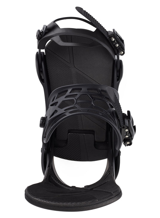 Burton Men's Mission Re:Flex Snowboard Bindings Black 1054617A02