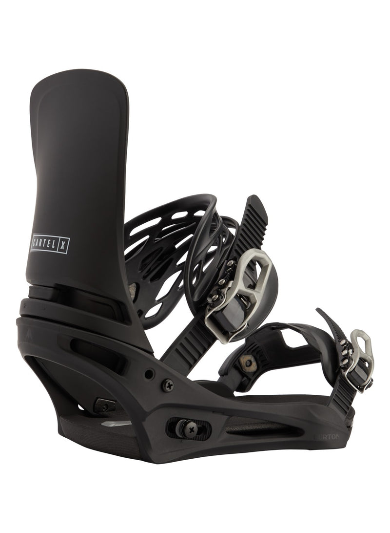 Load image into Gallery viewer, Burton Men&#39;s Cartel X Re:Flex Snowboard Bindings Black 2223010A02
