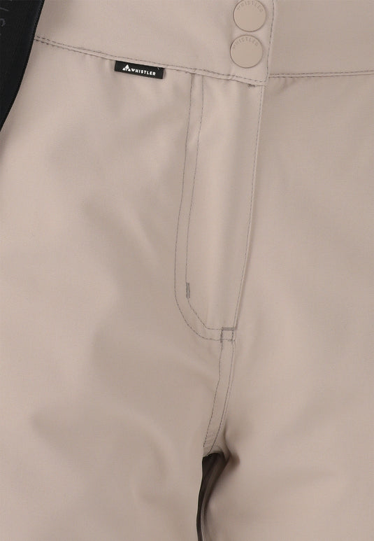 Whistler Women's Drizzle Snow Pants W-Pro 10000 Simply Taupe W233188-1136