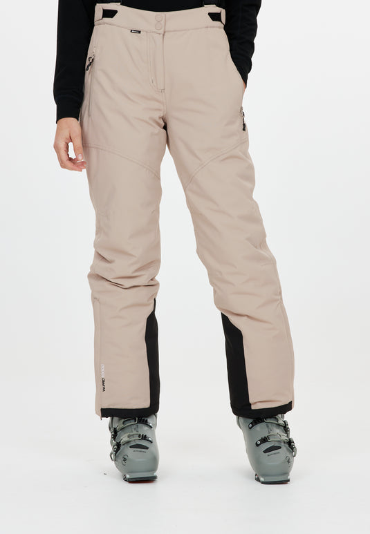 Whistler Women's Drizzle Snow Pants W-Pro 10000 Simply Taupe W233188-1136