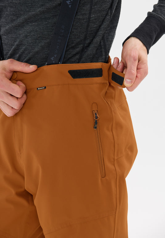 Whistler Men's Drizzle Ski Pant W-Pro 10000 Caramel Cafe W233208-5086