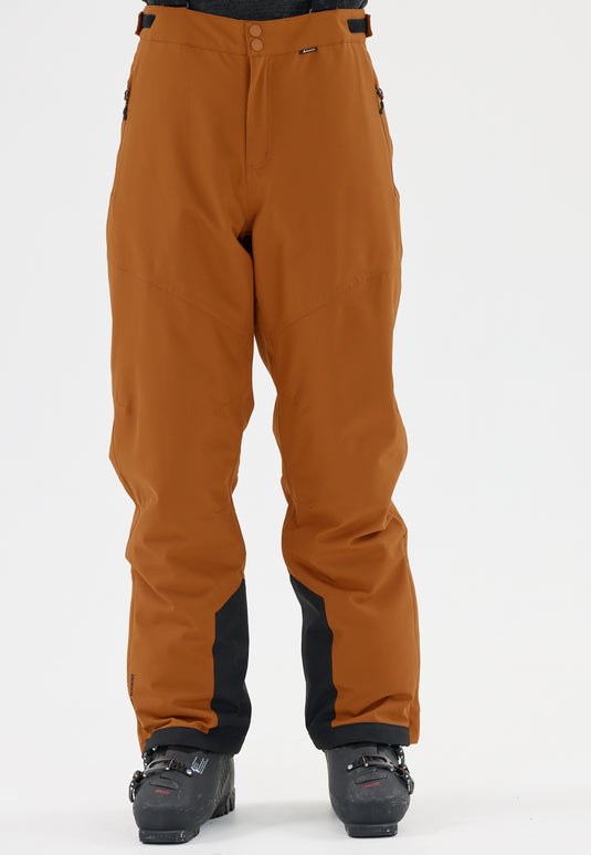 Whistler Men's Drizzle Ski Pant W-Pro 10000 Caramel Cafe W233208-5086