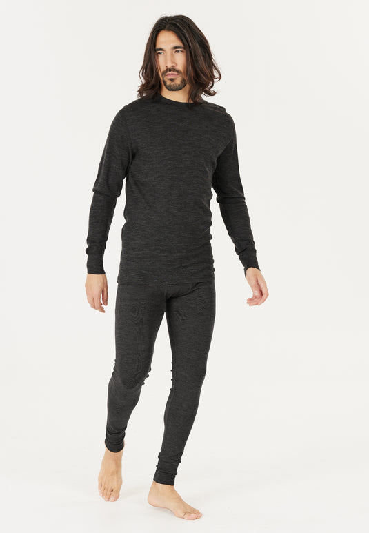 Whistler Men's Cerro M Merino Wool Baselayer Tee Black W233598-1001
