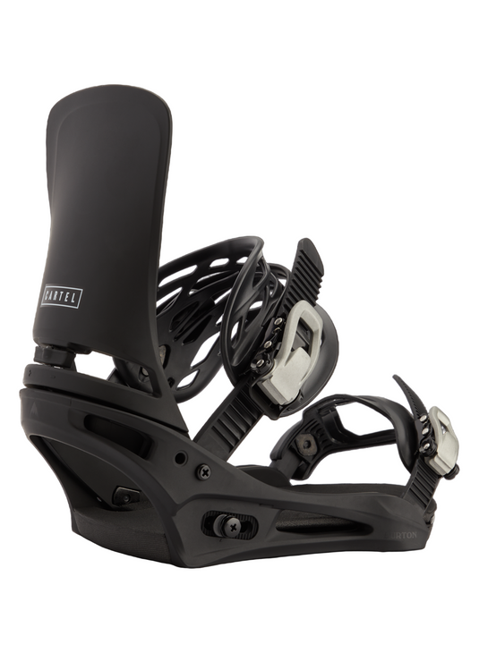 Burton Men's Cartel Re:Flex Snowboard Bindings Black 1053917A02