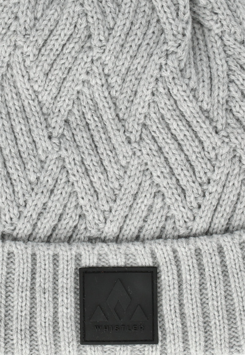 Load image into Gallery viewer, Whistler Unisex Fjord Beanie Light Grey Melange W243903-1005
