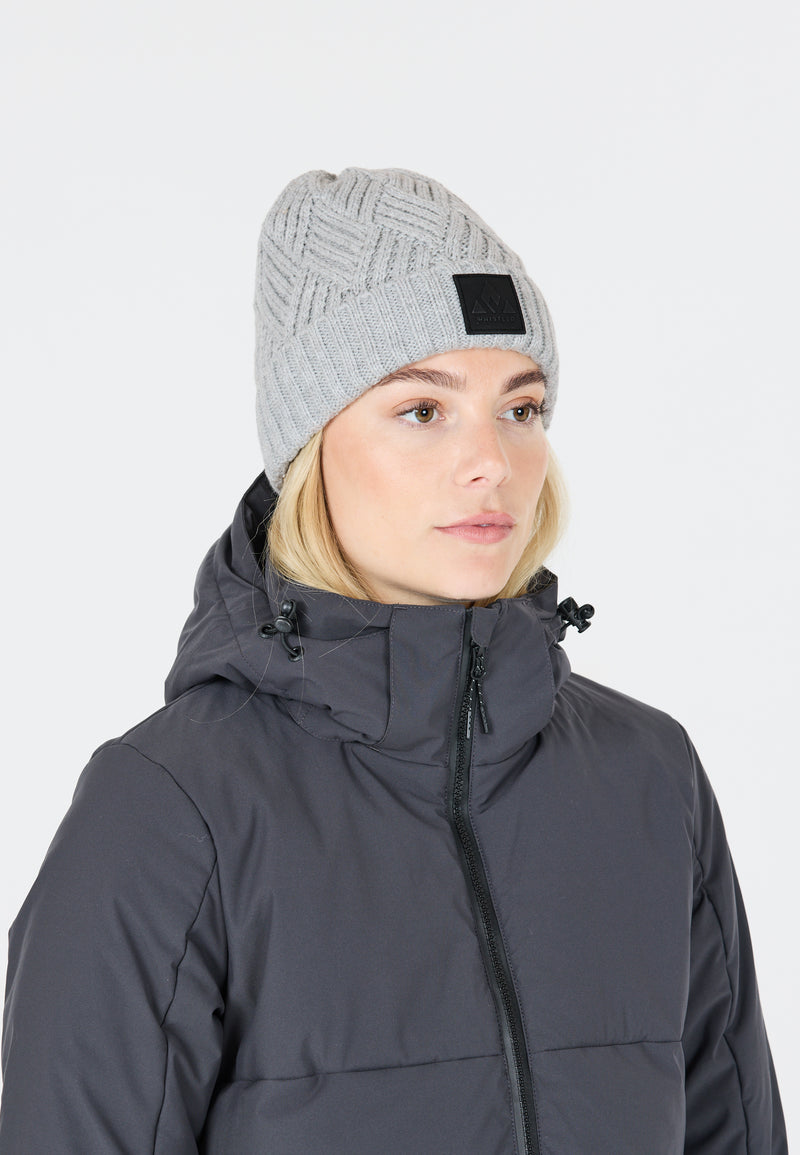 Load image into Gallery viewer, Whistler Unisex Fjord Beanie Light Grey Melange W243903-1005
