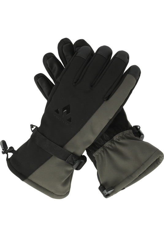 Whistler Unisex Fenwick Finger Touch Snow Gloves Black Ink W243931-1071