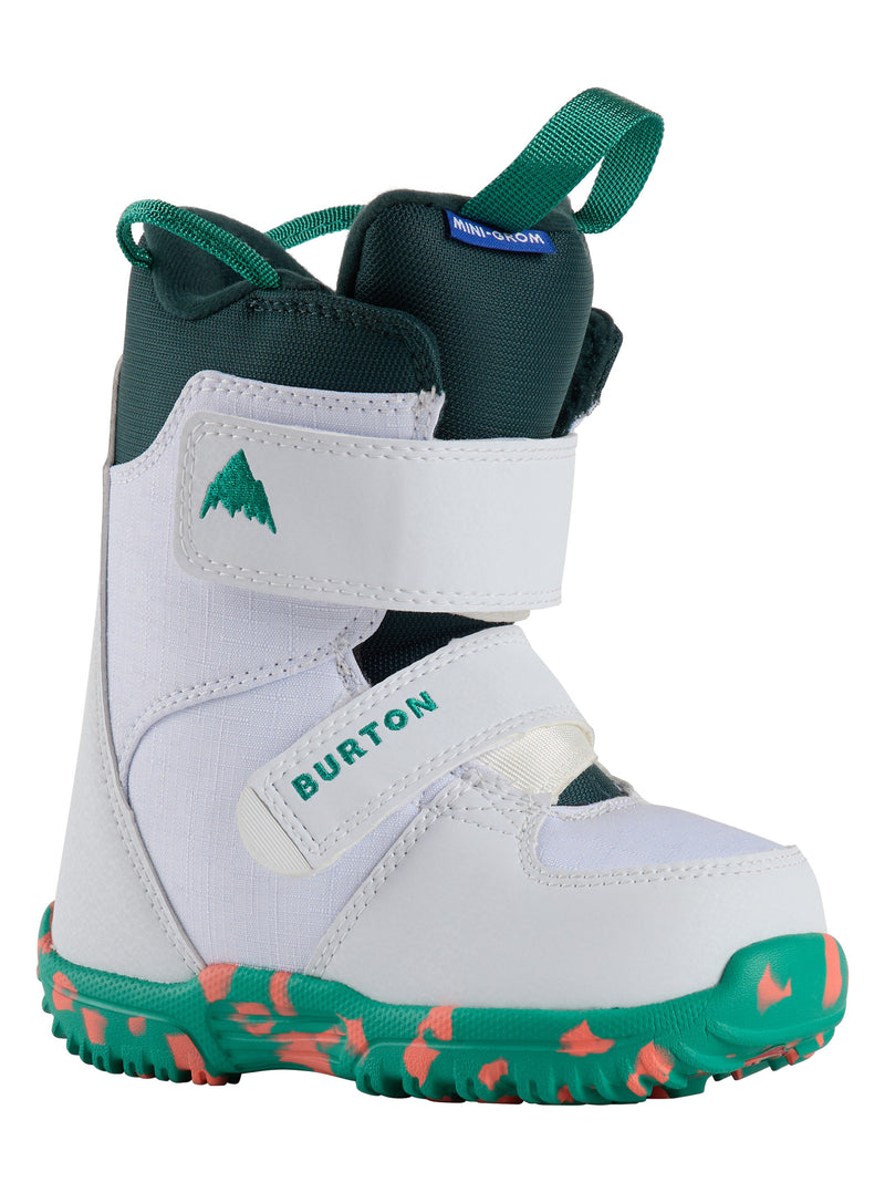 Load image into Gallery viewer, Burton Kids' Mini Grom Snowboard Boots White 1064514A50
