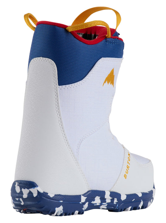 Burton Kids' Grom BOA Snowboard Boots White 1508913A50
