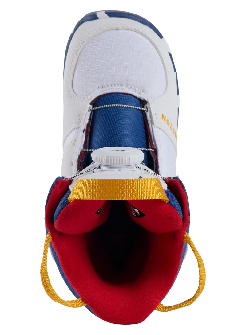 Load image into Gallery viewer, Burton Kids&#39; Mini Grom BOA® Snowboard Boots White 1508913A50
