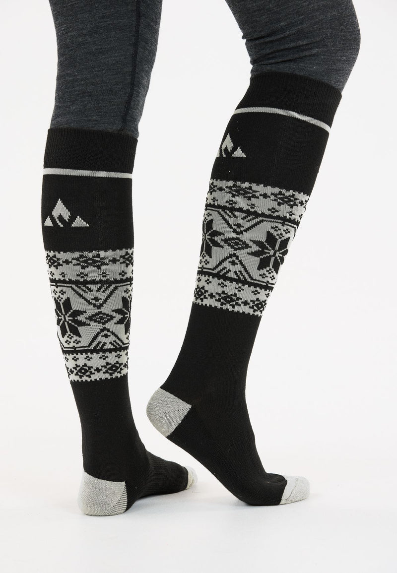 Load image into Gallery viewer, Whistler Unisex Lorpen Ski Socks Black W253854-1001
