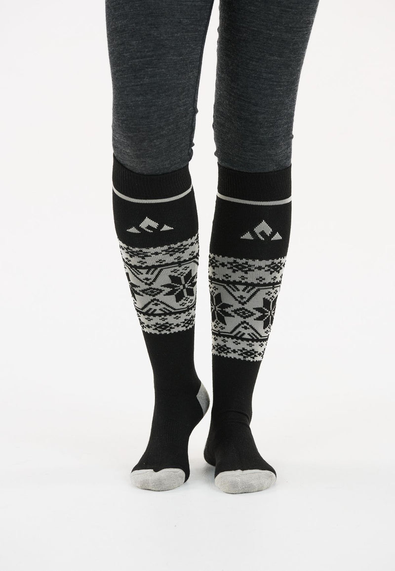 Load image into Gallery viewer, Whistler Unisex Lorpen Ski Socks Black W253854-1001
