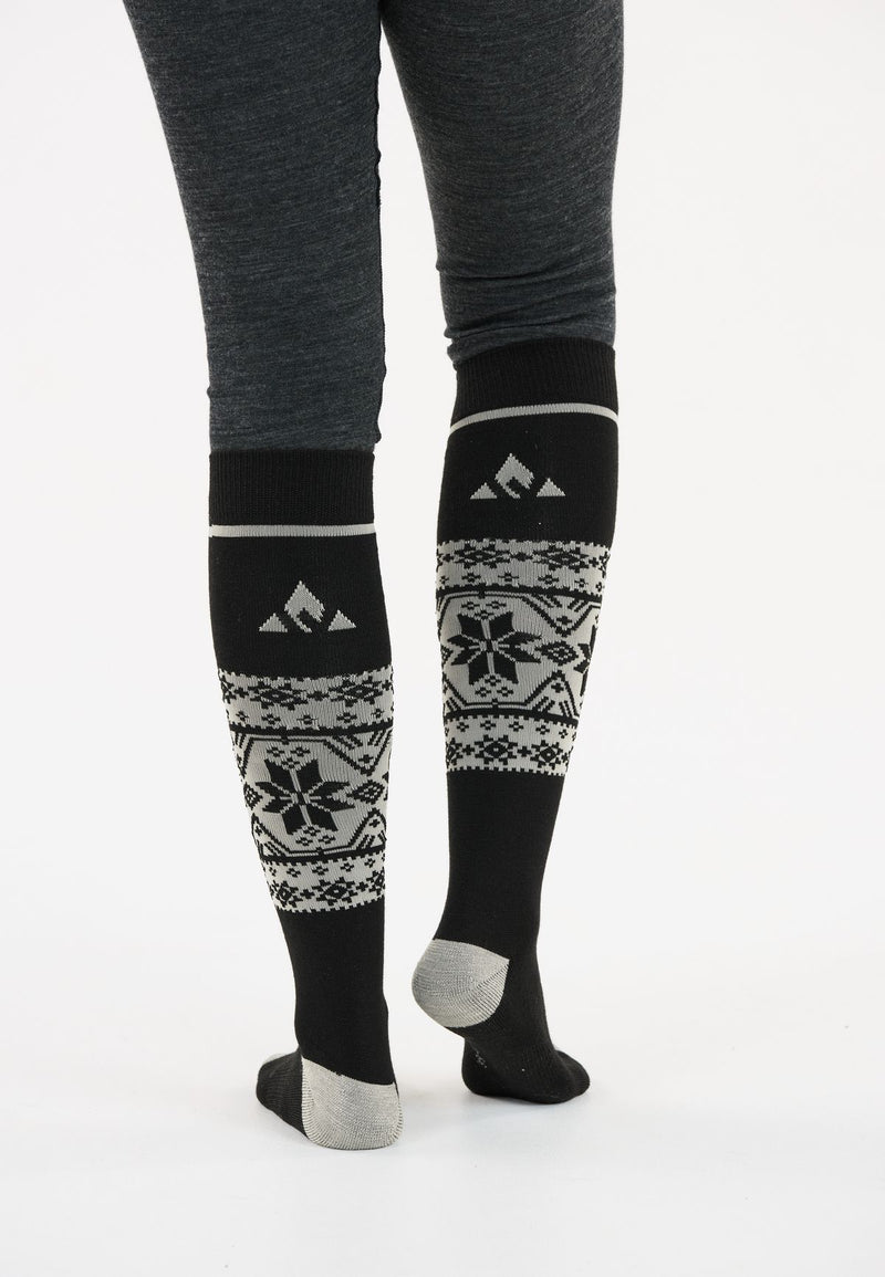 Load image into Gallery viewer, Whistler Unisex Lorpen Ski Socks Black W253854-1001
