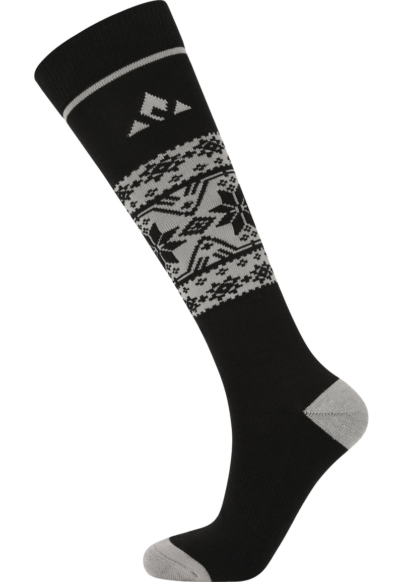 Load image into Gallery viewer, Whistler Unisex Lorpen Ski Socks Black W253854-1001
