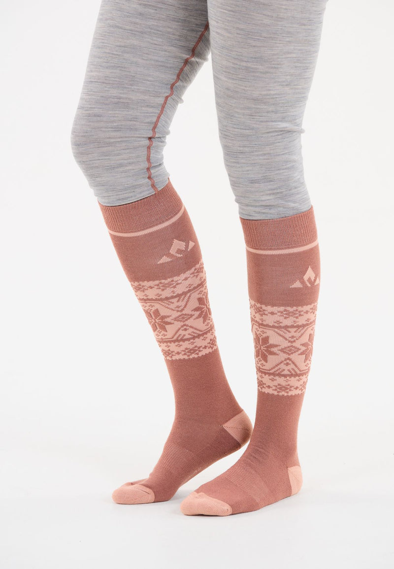 Load image into Gallery viewer, Whistler Unisex Lorpen Ski Socks Burlwood W253854-1109
