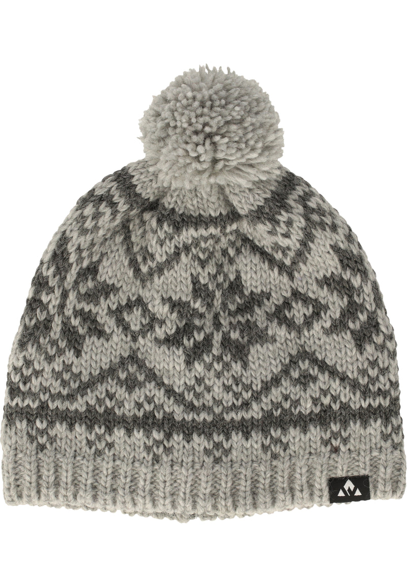Load image into Gallery viewer, Whistler Unisex Snowbeam Knitted Beanie Light Grey Melange W253859-1005
