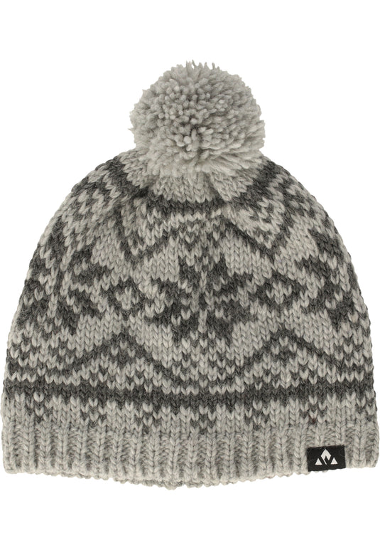 Whistler Unisex Snowbeam Knitted Beanie Light Grey Melange W253859-1005
