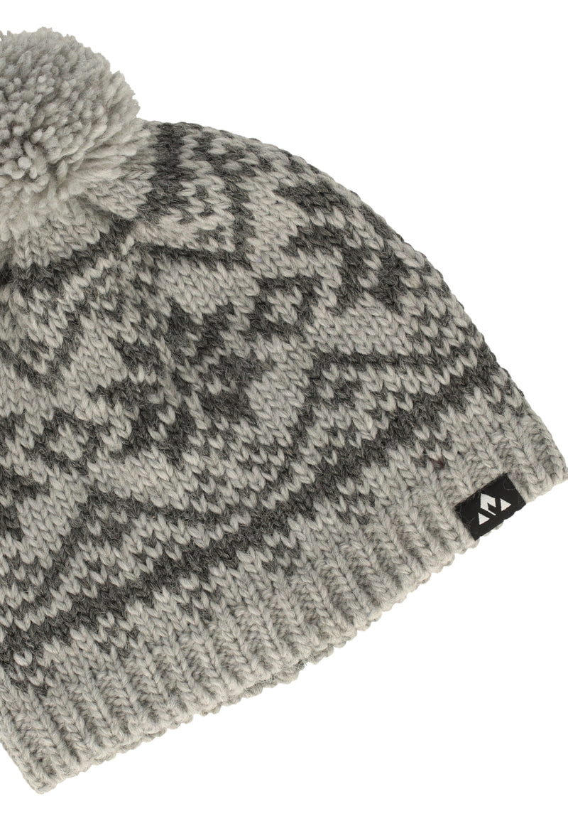 Load image into Gallery viewer, Whistler Unisex Snowbeam Knitted Beanie Light Grey Melange W253859-1005
