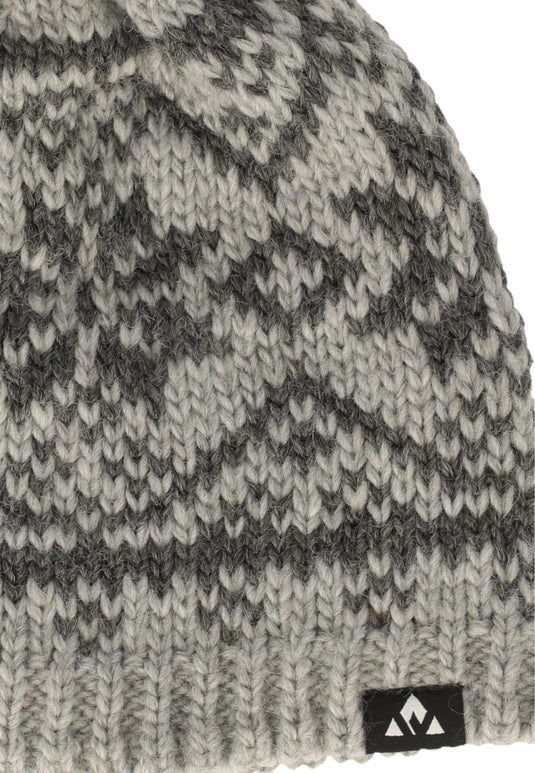 Whistler Unisex Snowbeam Knitted Beanie Light Grey Melange W253859-1005