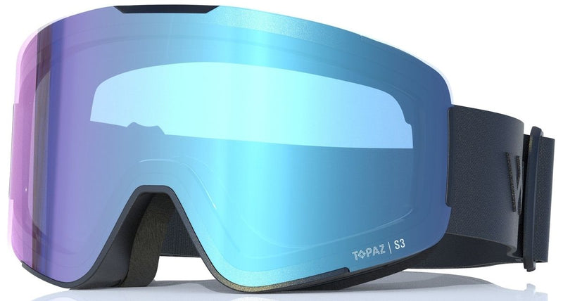 Load image into Gallery viewer, Whistler Unisex Kiona Topaz II Ski Goggle Black/Swiss Blue W254014-1001SB
