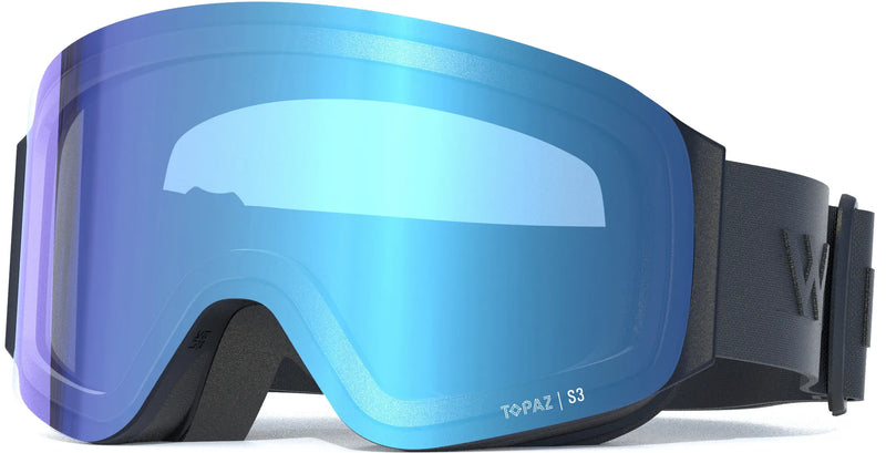Load image into Gallery viewer, Whistler Unisex Kiona Topaz II Snow Goggles Black/Swiss Blue W254014-1001SB
