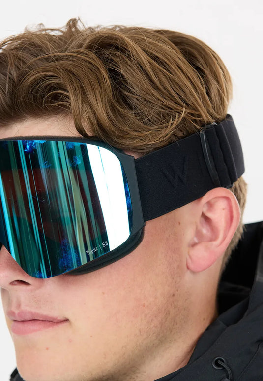 Whistler Unisex Kiona Topaz II Snow Goggles Black/Swiss Blue W254014-1001SB