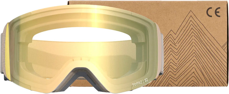 Load image into Gallery viewer, Whistler Kids&#39; Corbier Topaz jr. Snow Goggles Fallen Rock/Champagne W254016-3040C
