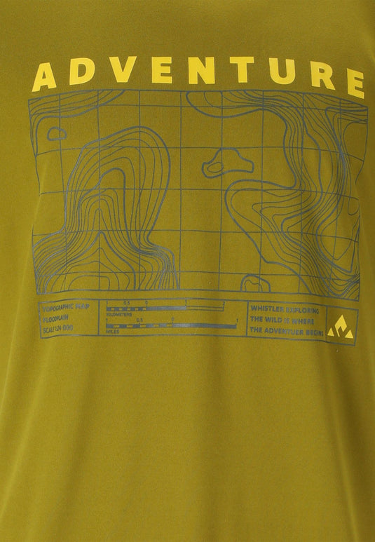 Whistler Men's Linx T-Shirt Avocado W261240-GRS_3218