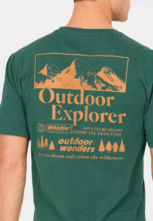Whistler Men's Kunta T-Shirt Trekking Green W261241-3175