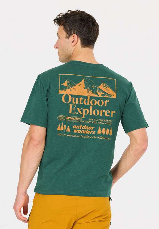 Whistler Men's Kunta T-Shirt Trekking Green W261241-3175