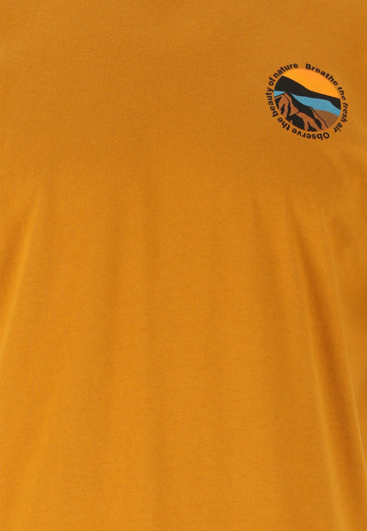 Whistler Men's Saloma T-Shirt Buckthorn Brown W261247_5101
