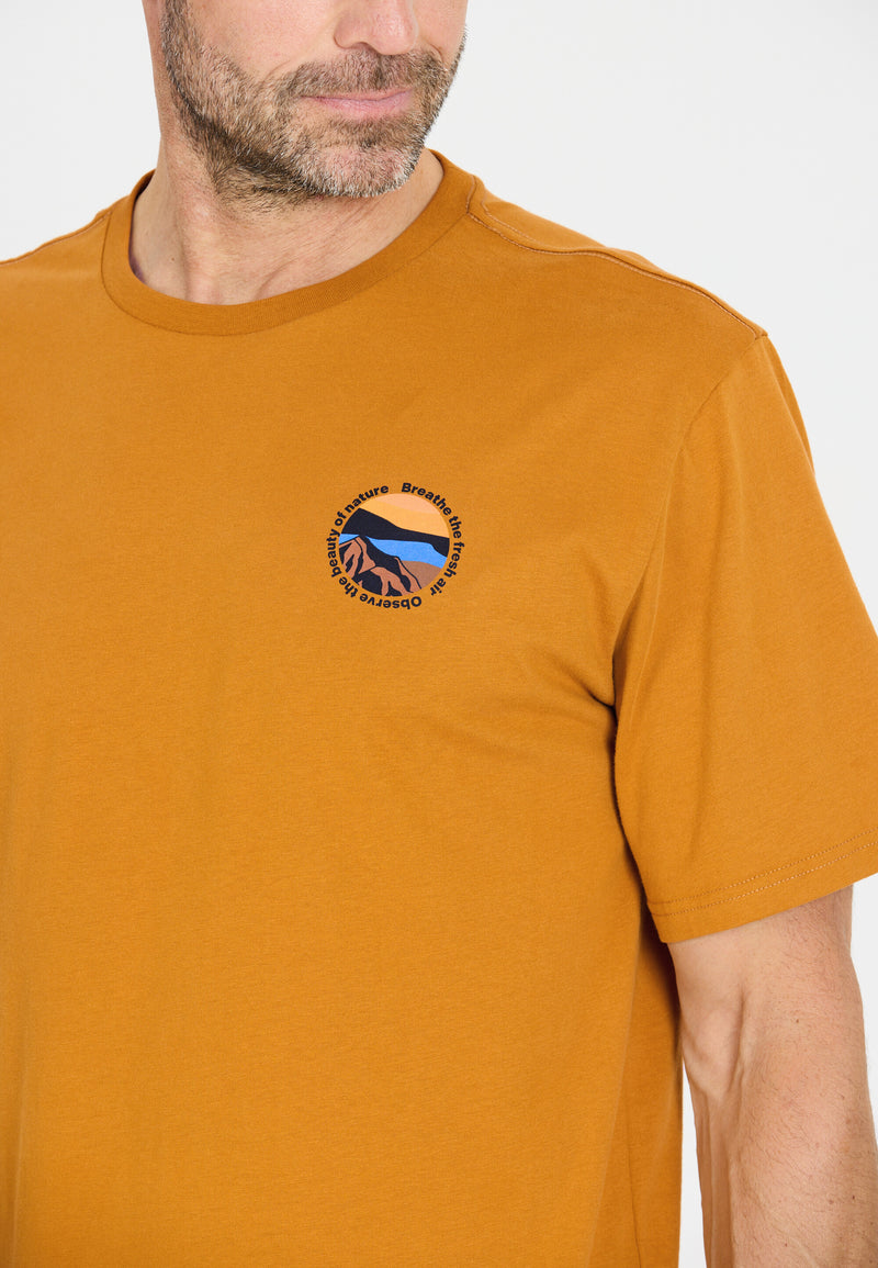 Load image into Gallery viewer, Whistler Men's Saloma T-Shirt Buckthorn Brown W261247_5101
