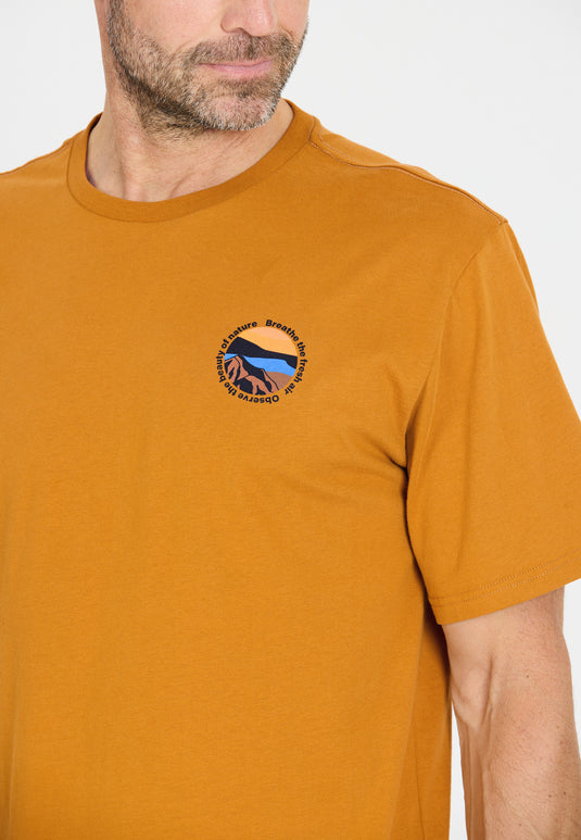 Whistler Men's Saloma T-Shirt Buckthorn Brown W261247_5101