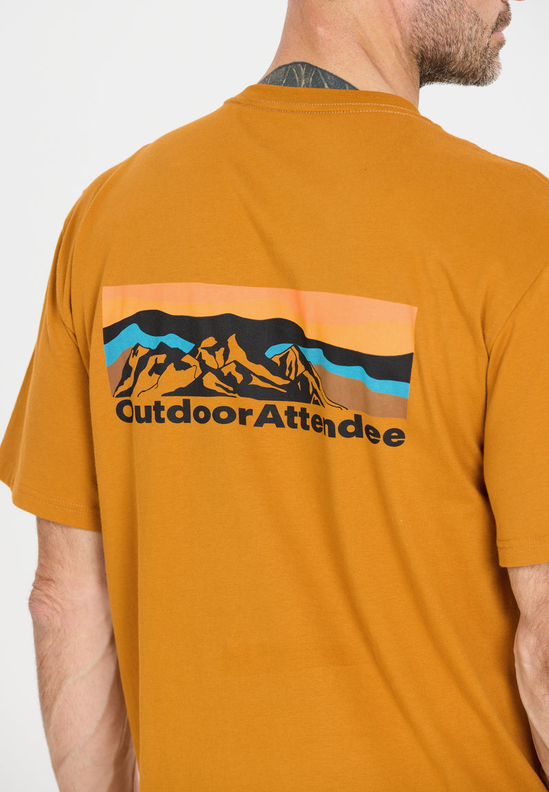 Load image into Gallery viewer, Whistler Men's Saloma T-Shirt Buckthorn Brown W261247_5101
