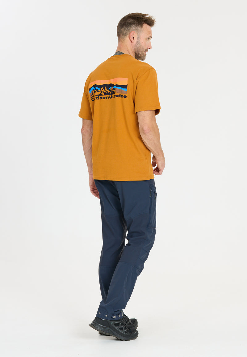 Load image into Gallery viewer, Whistler Men's Saloma T-Shirt Buckthorn Brown W261247_5101
