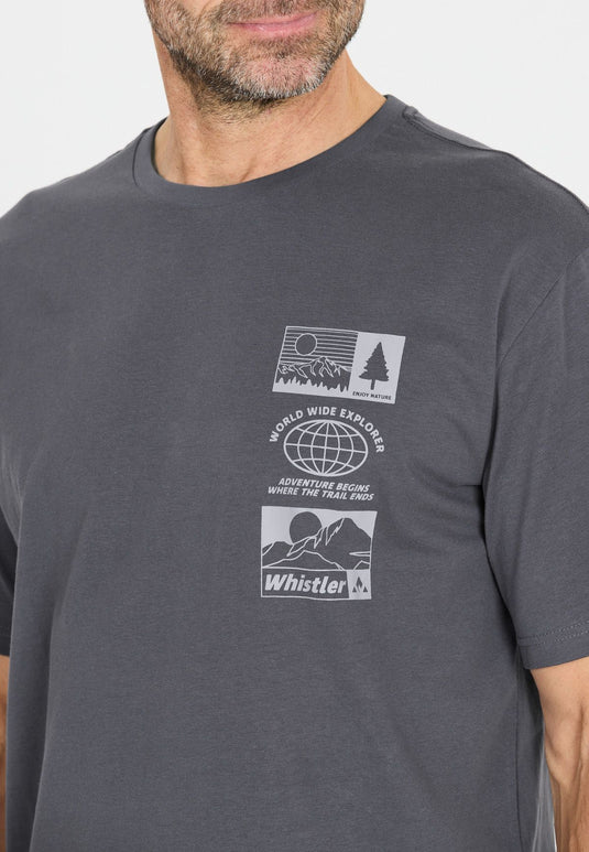 Whistler Men's Arwen T-Shirt Ombre Blue W261254-1173