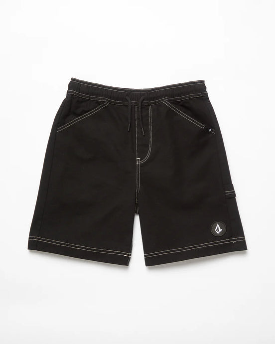 Volcom Kid's Krafter Kombat Short Black WA420VB8_BLK