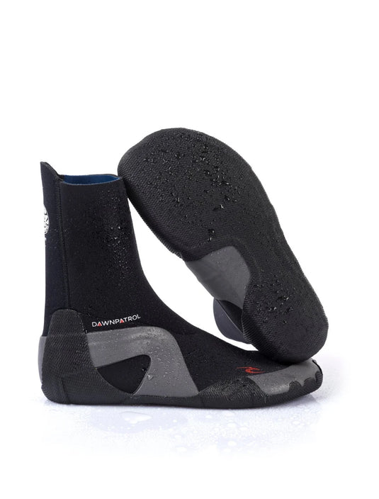 Rip Curl Unisex Dawn Patrol 5mm Round Toe Booties Black WBO7CD