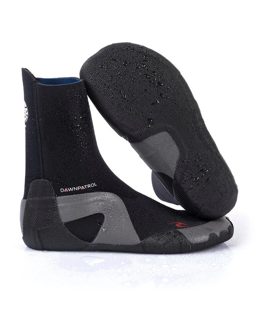 Rip Curl Unisex Dawn Patrol 3mm Round Toe Booties Black WBO7DD