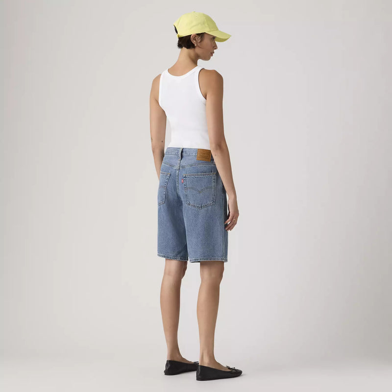 Load image into Gallery viewer, Levi's Women's Baggy Dad Jorts Denim Shorts Medium Wash 000MJ0016
