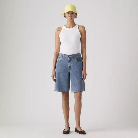 Levi's Women's Baggy Dad Jorts Denim Shorts Medium Wash 000MJ0016