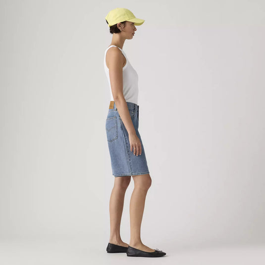 Levi's Women's Baggy Dad Jorts Denim Shorts Medium Wash 000MJ0016