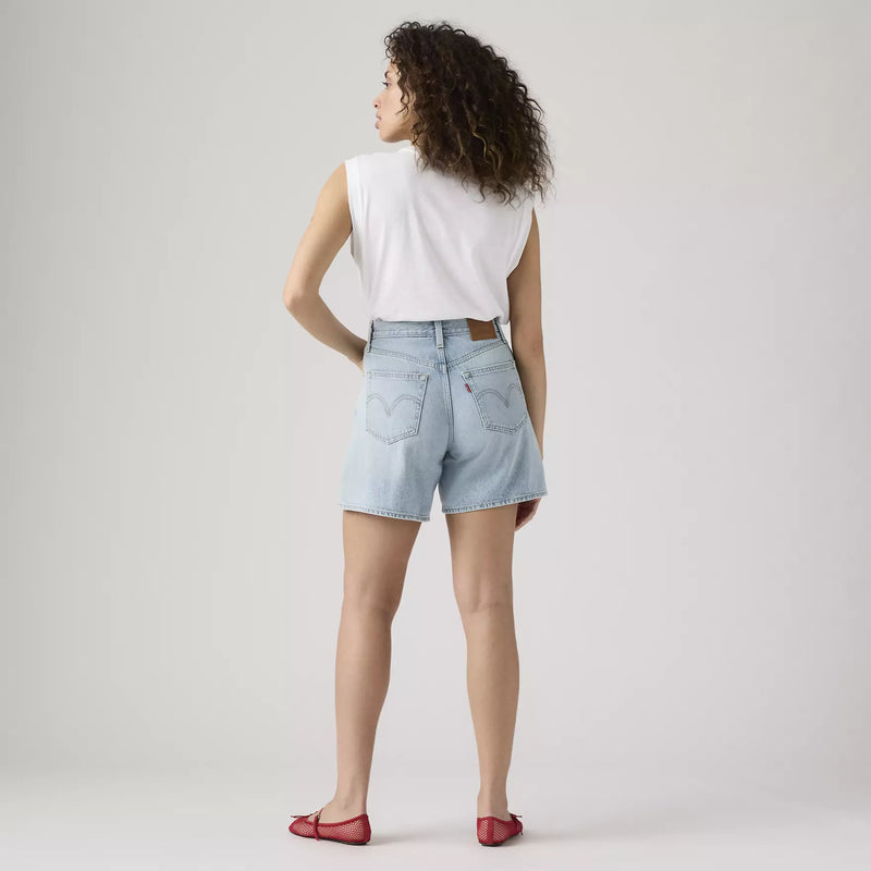 Load image into Gallery viewer, Levi's Women's High Rise Baggy Shorts Medium Wash A93110000
