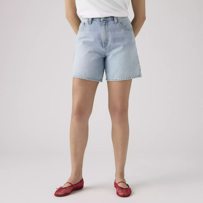 Load image into Gallery viewer, Levi's Women's High Rise Baggy Shorts Medium Wash A93110000
