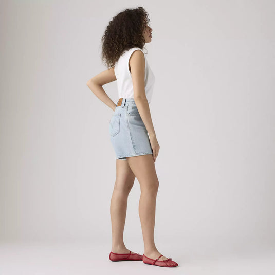 Levi's Women's High Rise Baggy Shorts Medium Wash A93110000