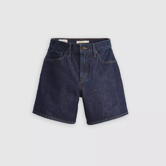 Levi's Women's High Rise Baggy Shorts Dark Wash A93110006